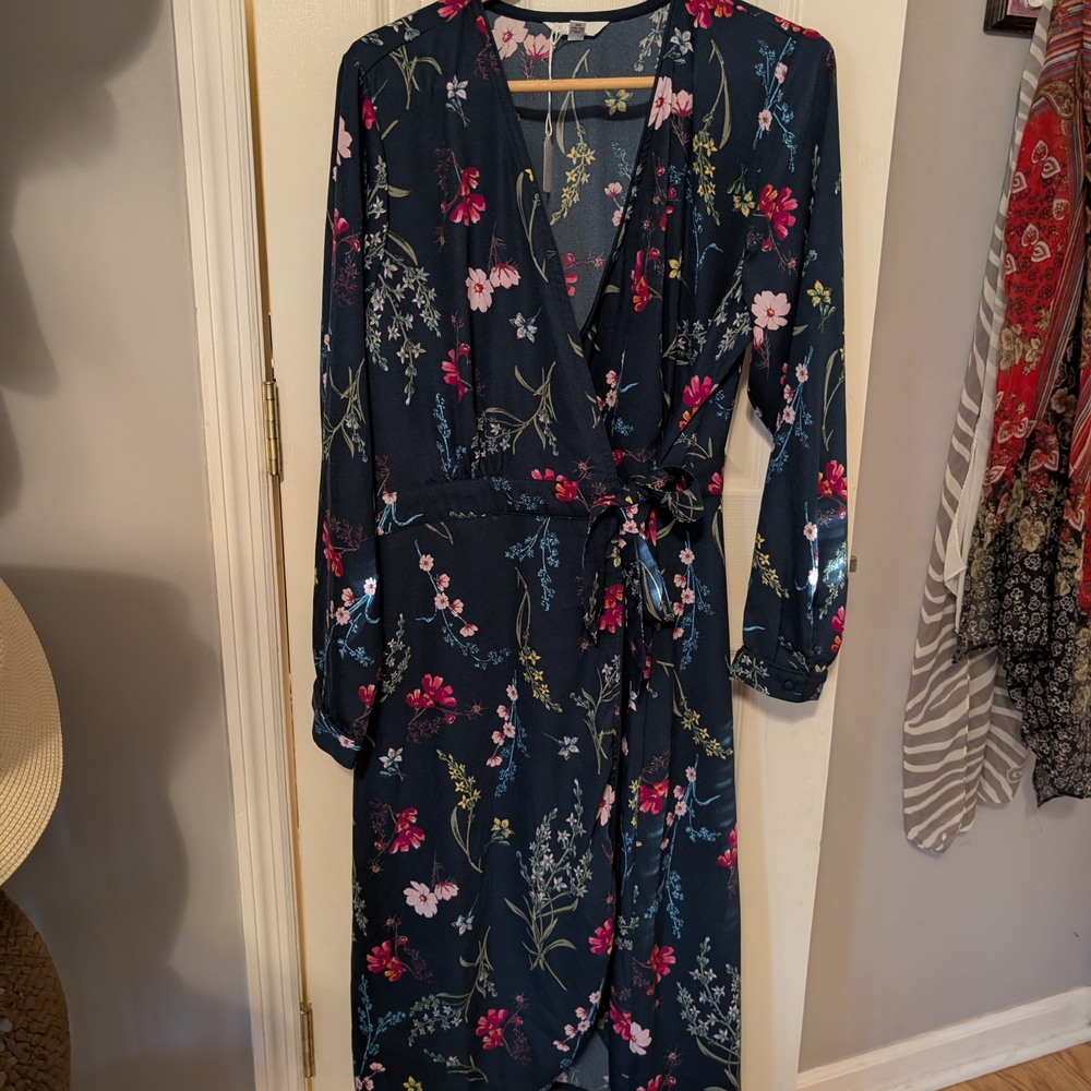 Floral Wrap Dress